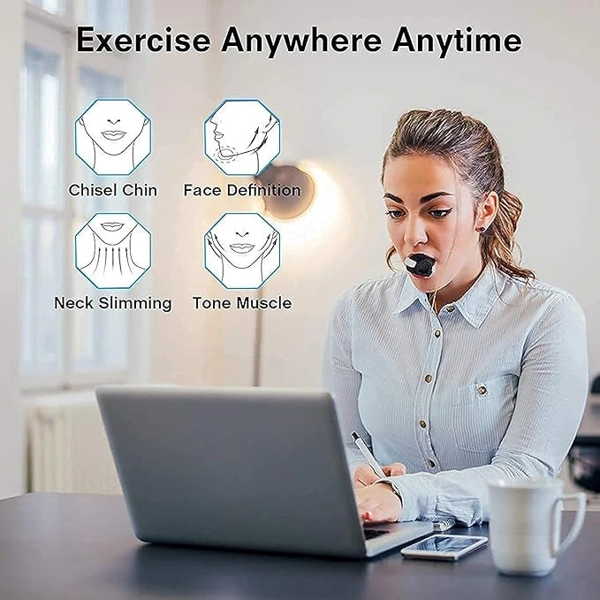 JawFit™ Jawline Exerciser Burns extra fat around chin & neck