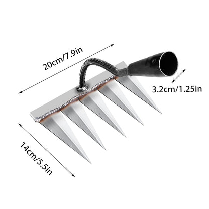 Sharpen™ Carbon Steel Garden Weeding Rake
