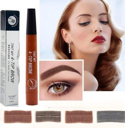 Waterproof 4 Points Long Lasting Eyebrow Pen - BUY 1 GET 1 FREE