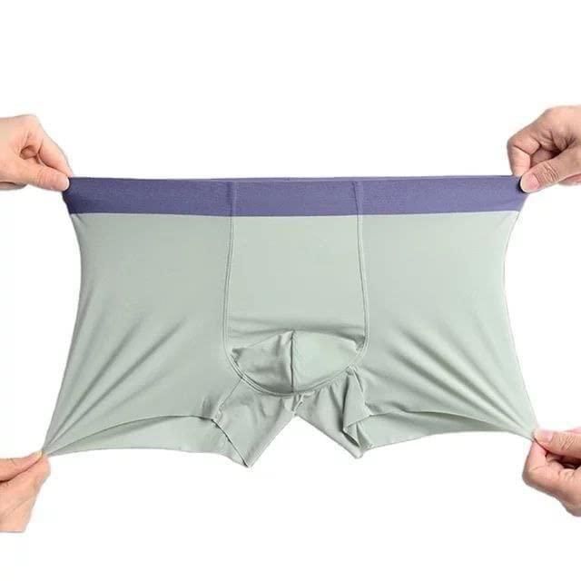Men's Ice Silk Briefs Boxers _ Buy 1 Get 2 Free @ Just Rs.499/-