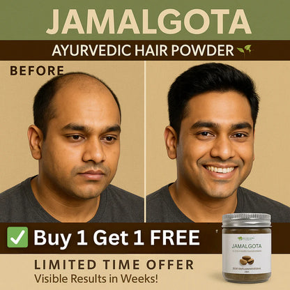 Jamalgota™ - Ayurvedic Hair Growth Powder - (Buy 1 Get 1 FREE🔥🔥)